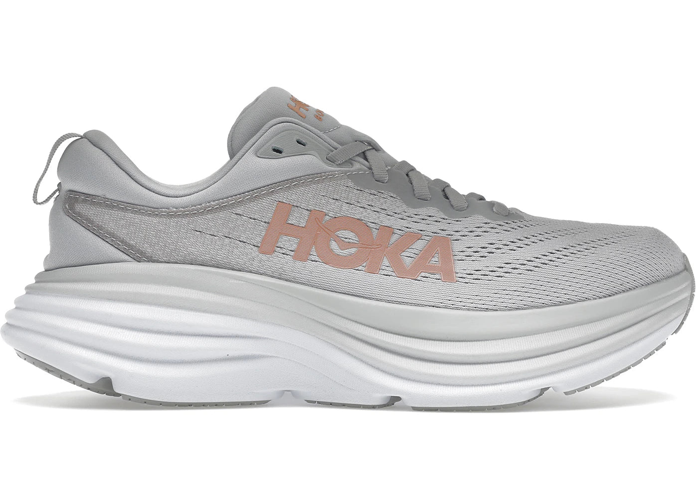 Hoka One One Bondi 8-Harbor Mist Lunar Skirt (Women's)