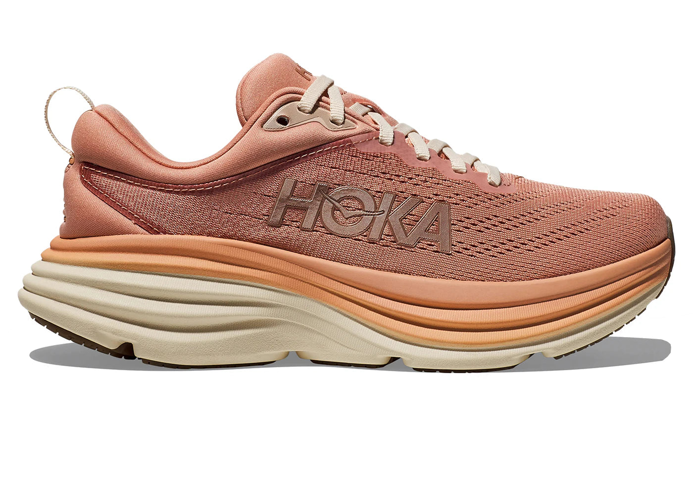 Hoka One One Bondi 8-Sandstone Cream (Women's)