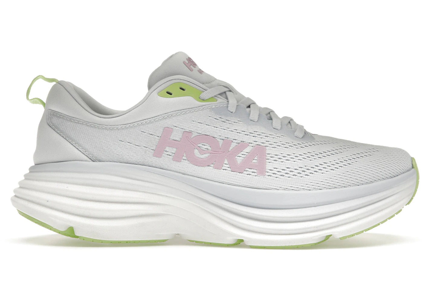 Hoka One One Bondi 8 - Rose Crépuscule Glacé (Femme)