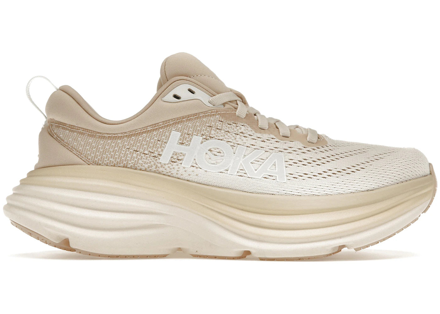 Hoka One One Bondi 8-Shifting Sand Eggnog (Women's)