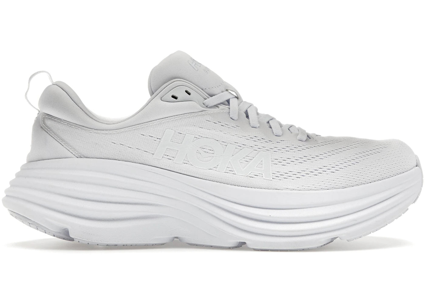 Hoka One One Bondi 8-Triple Blanc
