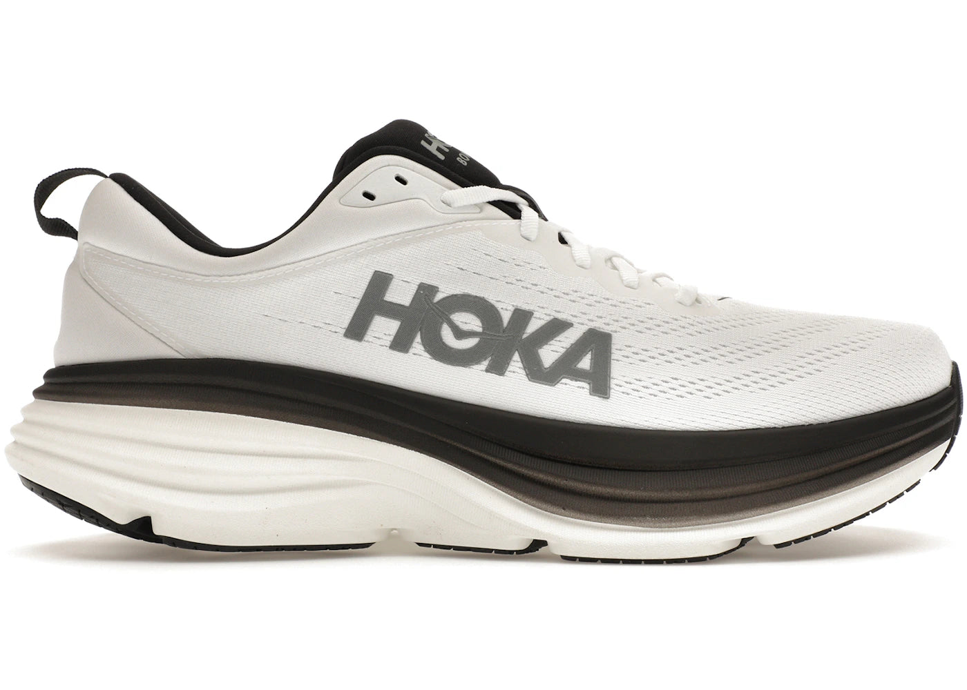 Hoka One One Bondi 8-White Black