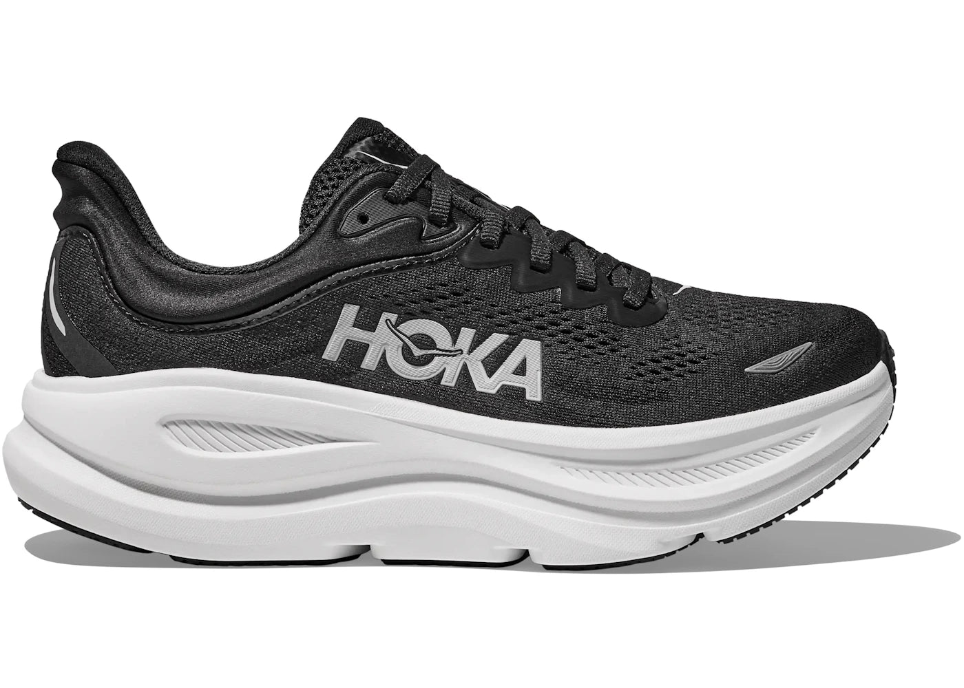 Hoka One One Bondi 9-Black White (Women's)
