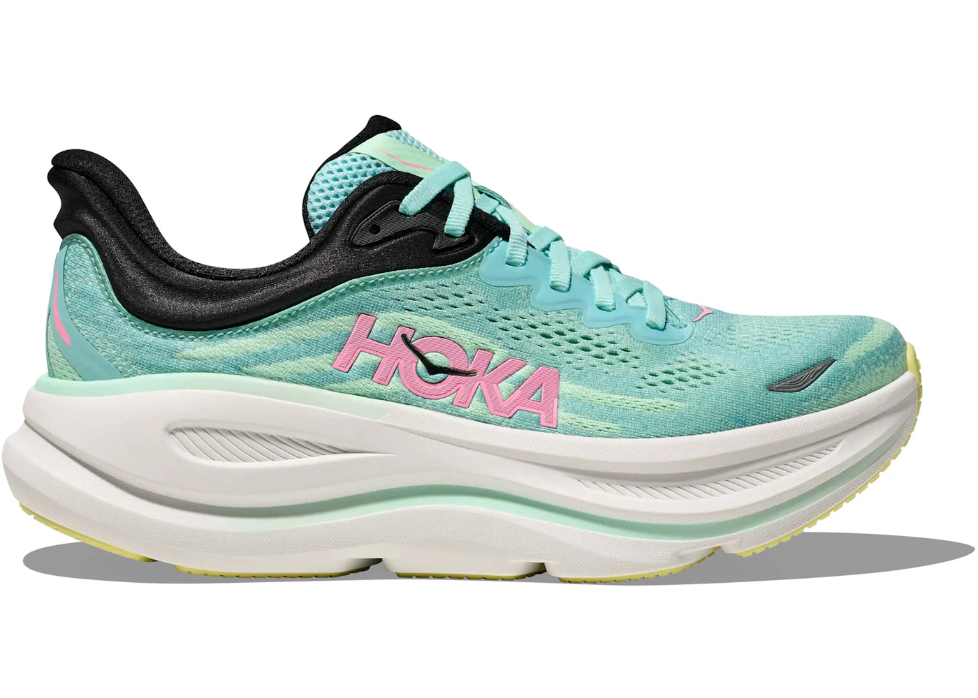 Hoka One One Bondi 9-Blue Spark Mint Fluorite (Women's)
