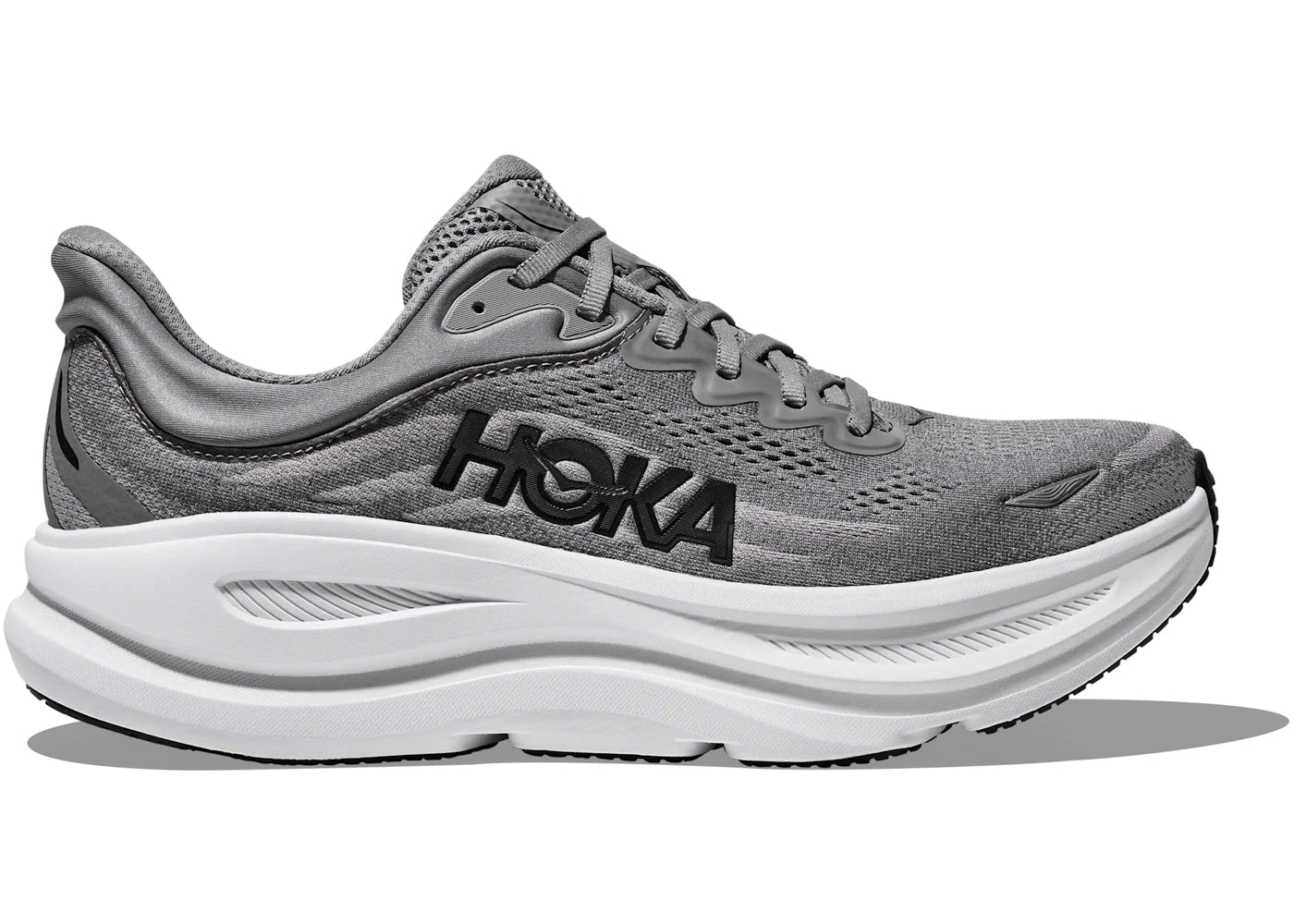 Hoka One One Bondi 9-Galactic Grey Stellar Grey