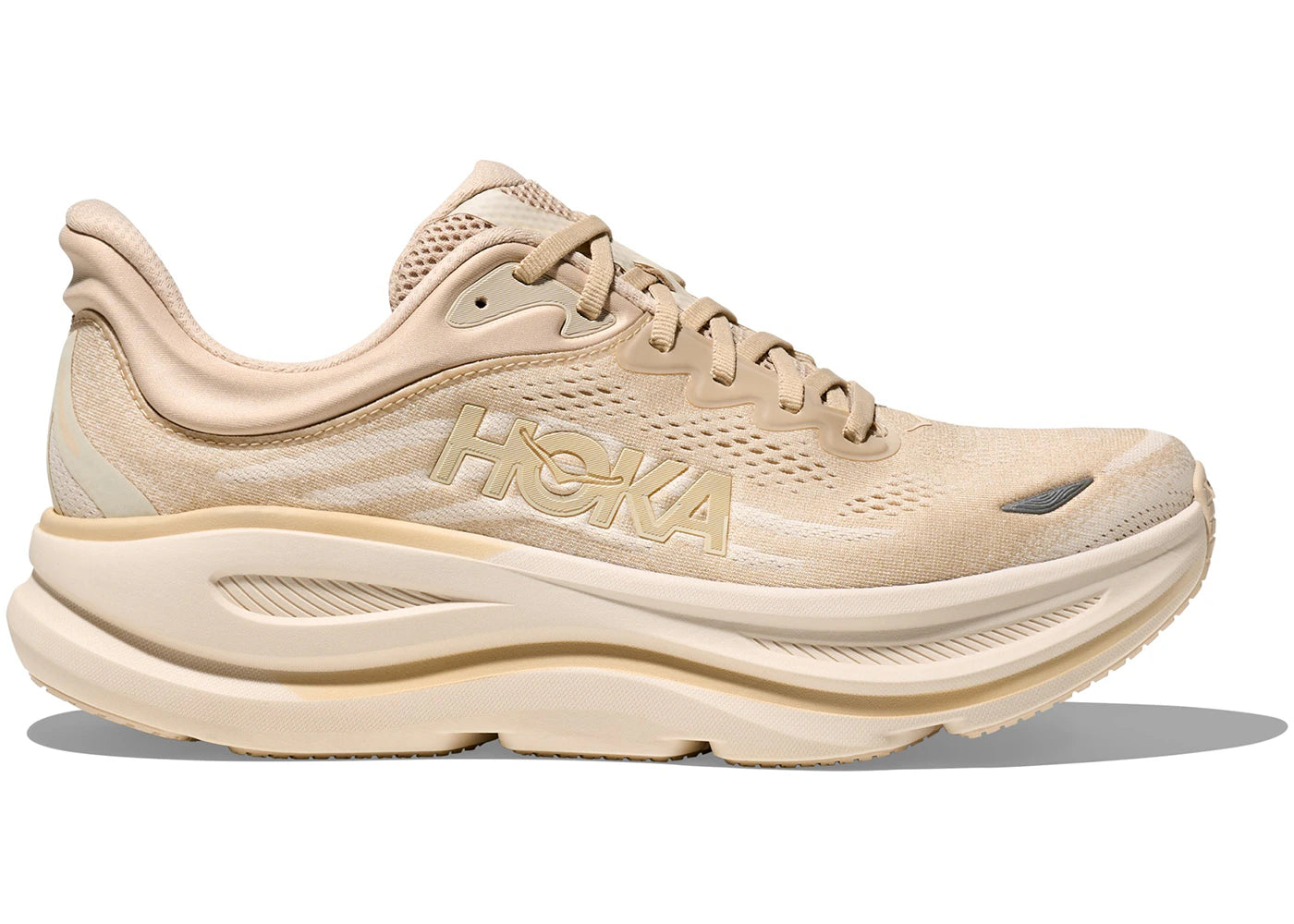Hoka One One Bondi 9-Oatmeal Oat Milk
