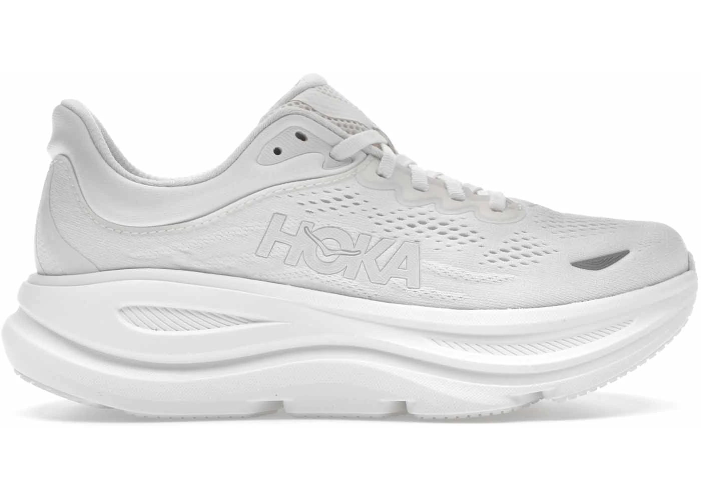 Hoka One One Bondi 9-Triple White (Women's)