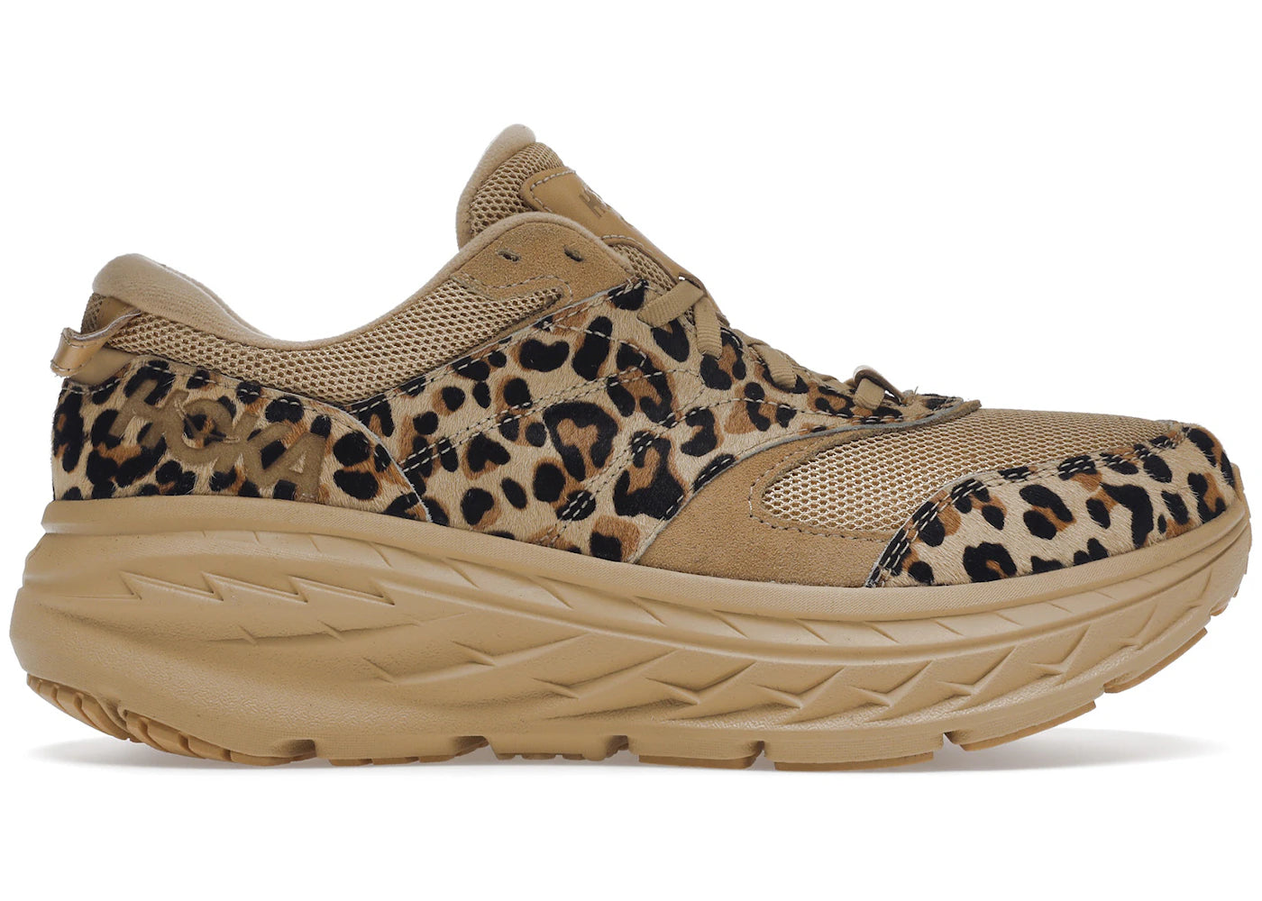 Hoka One One Bondi L-Engineered Garments Sand Leopard