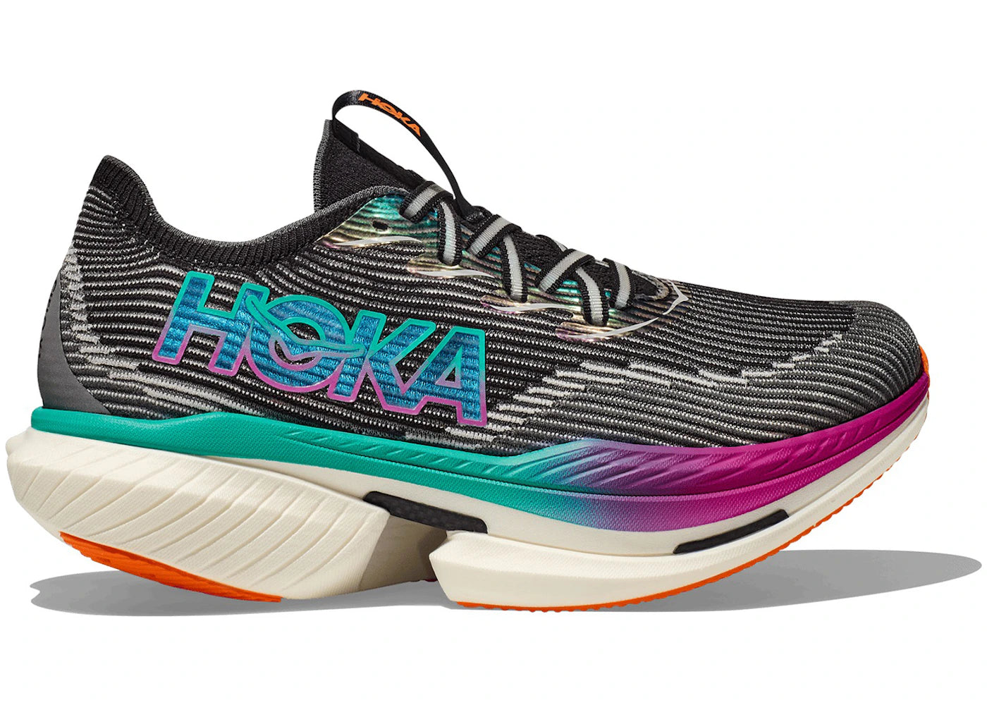 Hoka One One Cielo X1-Black Electric Aqua