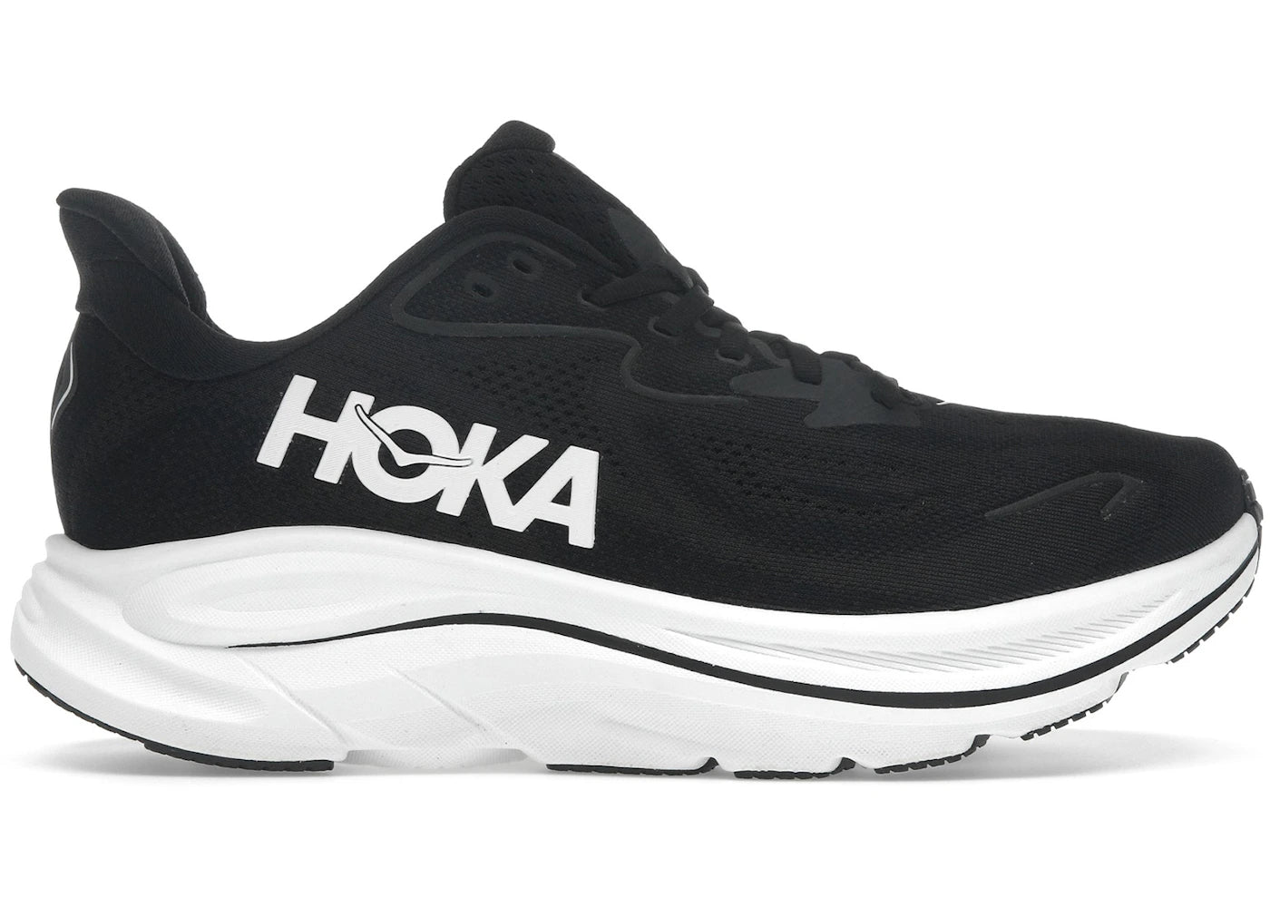 Hoka One One Clifton 10-Black White