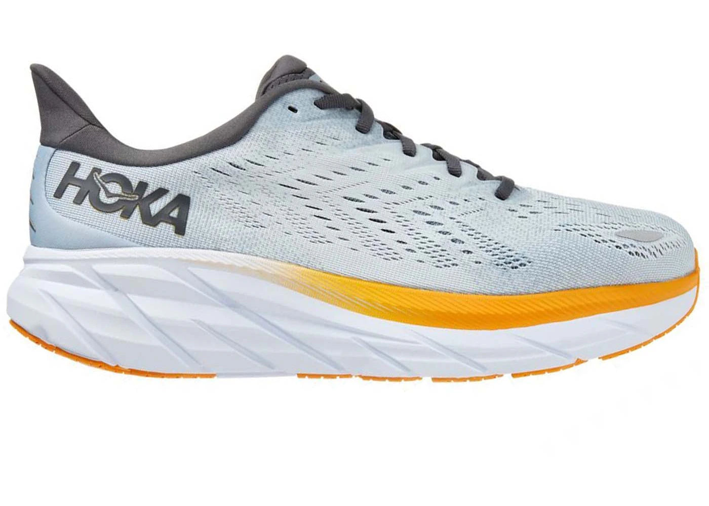 Hoka One One Clifton 8-Blue Fog Orange