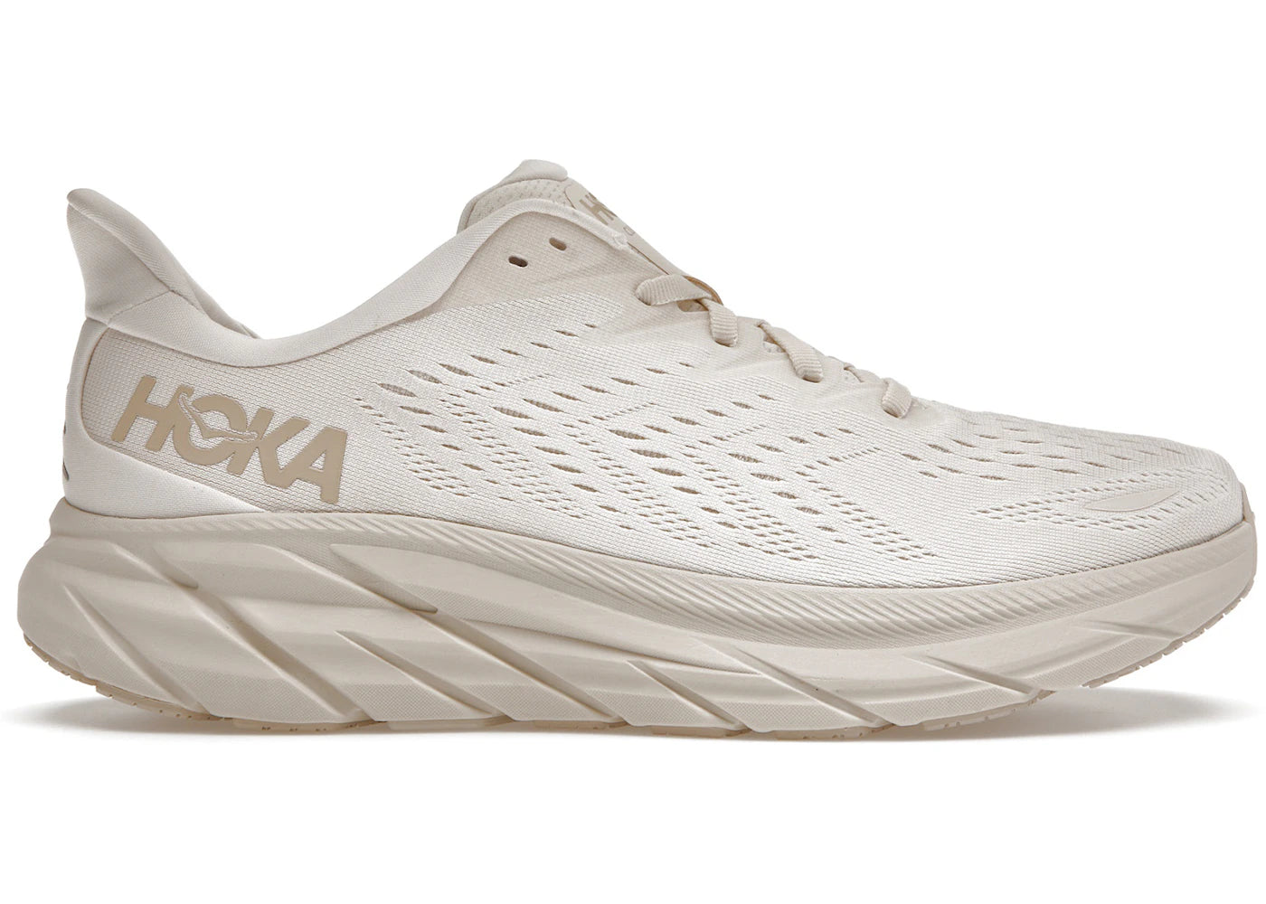 Hoka One One Clifton 8-Eggnog Shifting Sand