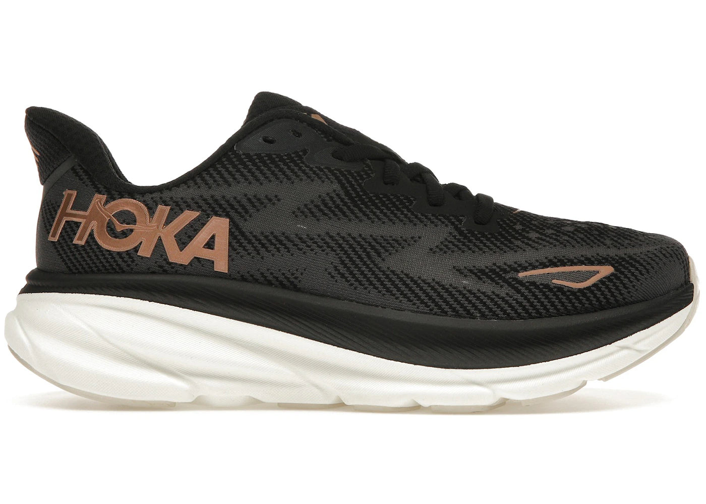 Hoka One One Clifton 9-Black Rose Gold (Women's)