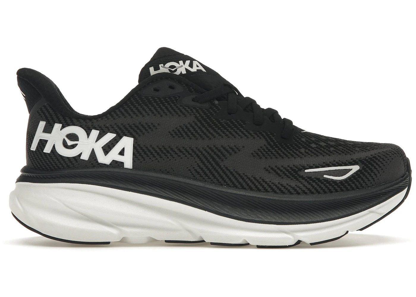 Hoka One One Clifton 9-Black White (Women's)