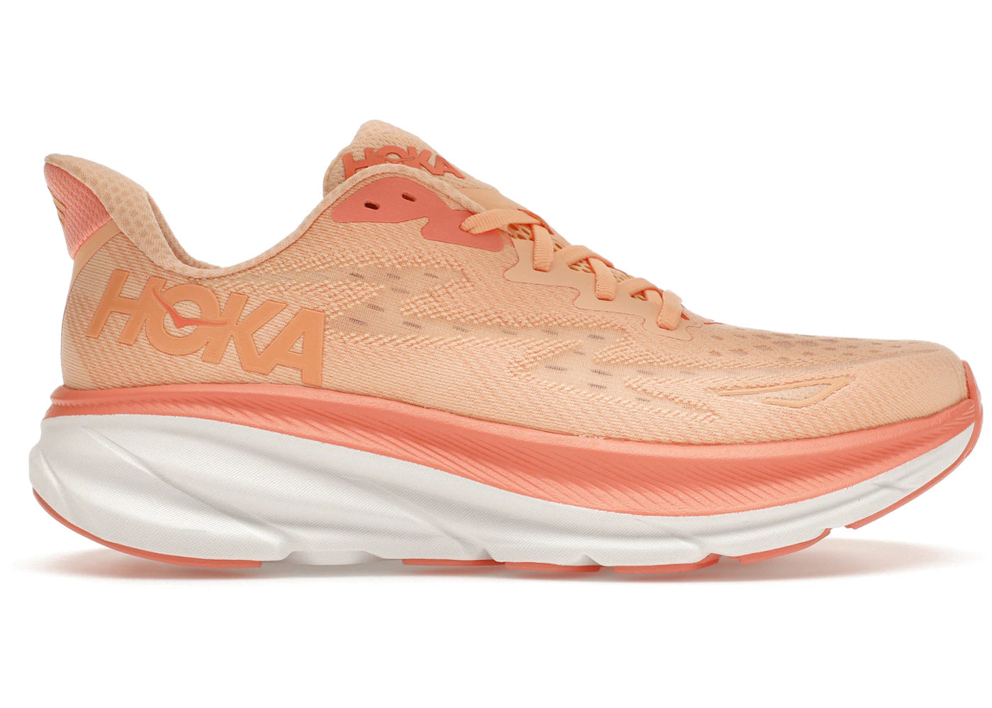 Hoka One One Clifton 9-Cantaloupe (Women's)