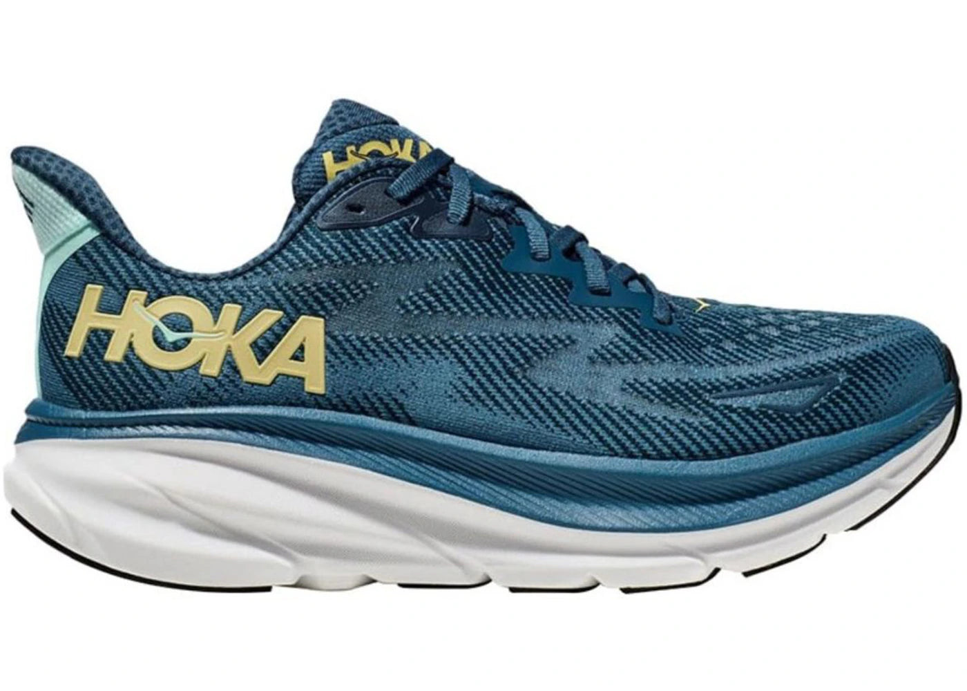 Hoka One One Clifton 9-Midnight Ocean Bluesteel