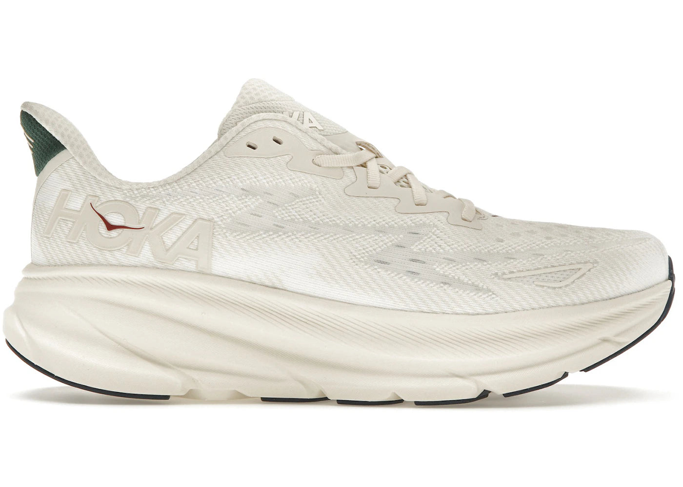 Hoka One One Clifton 9-Oat Milk Alabaster