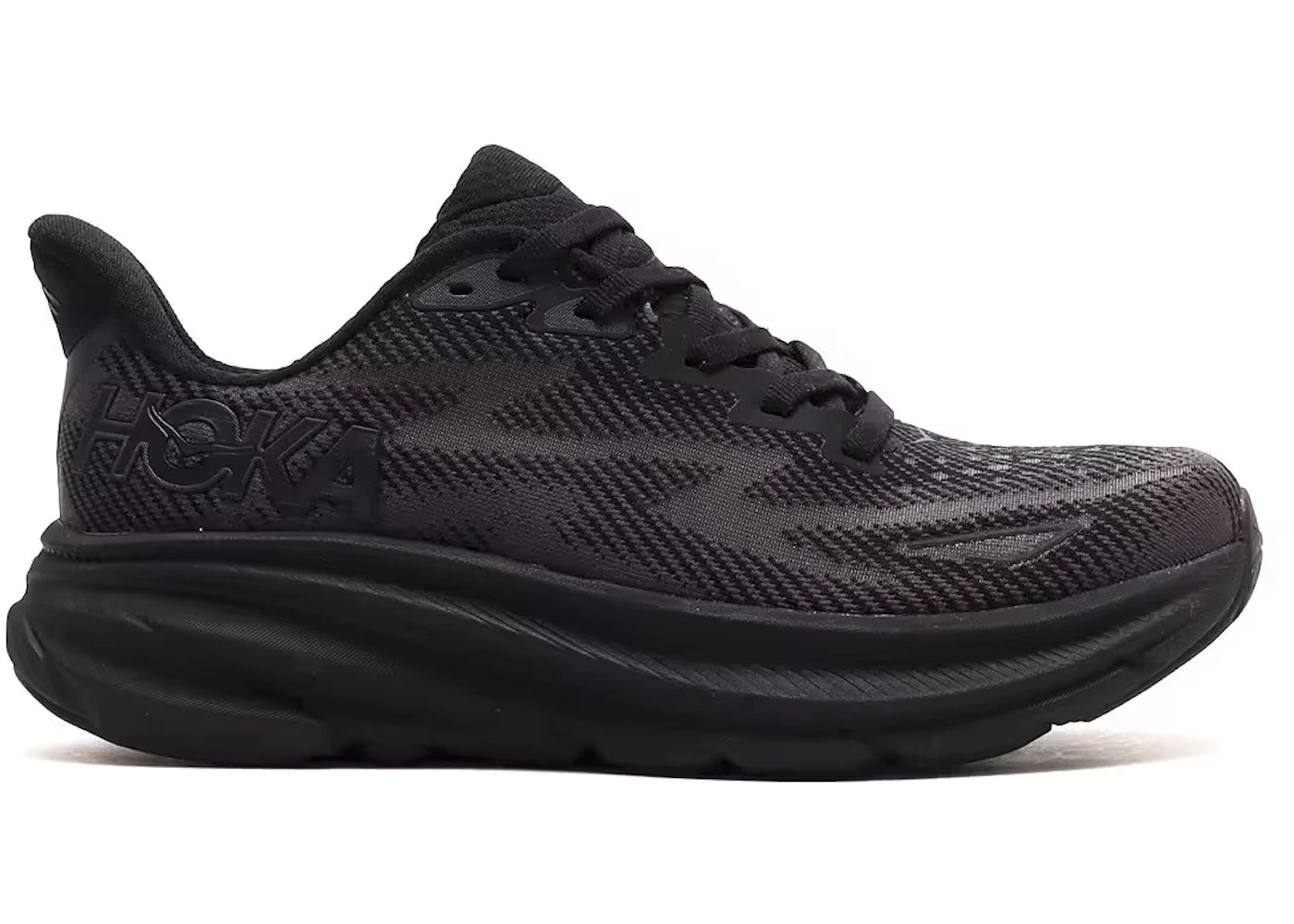 Hoka One One Clifton 9-Triple Black (Women's)