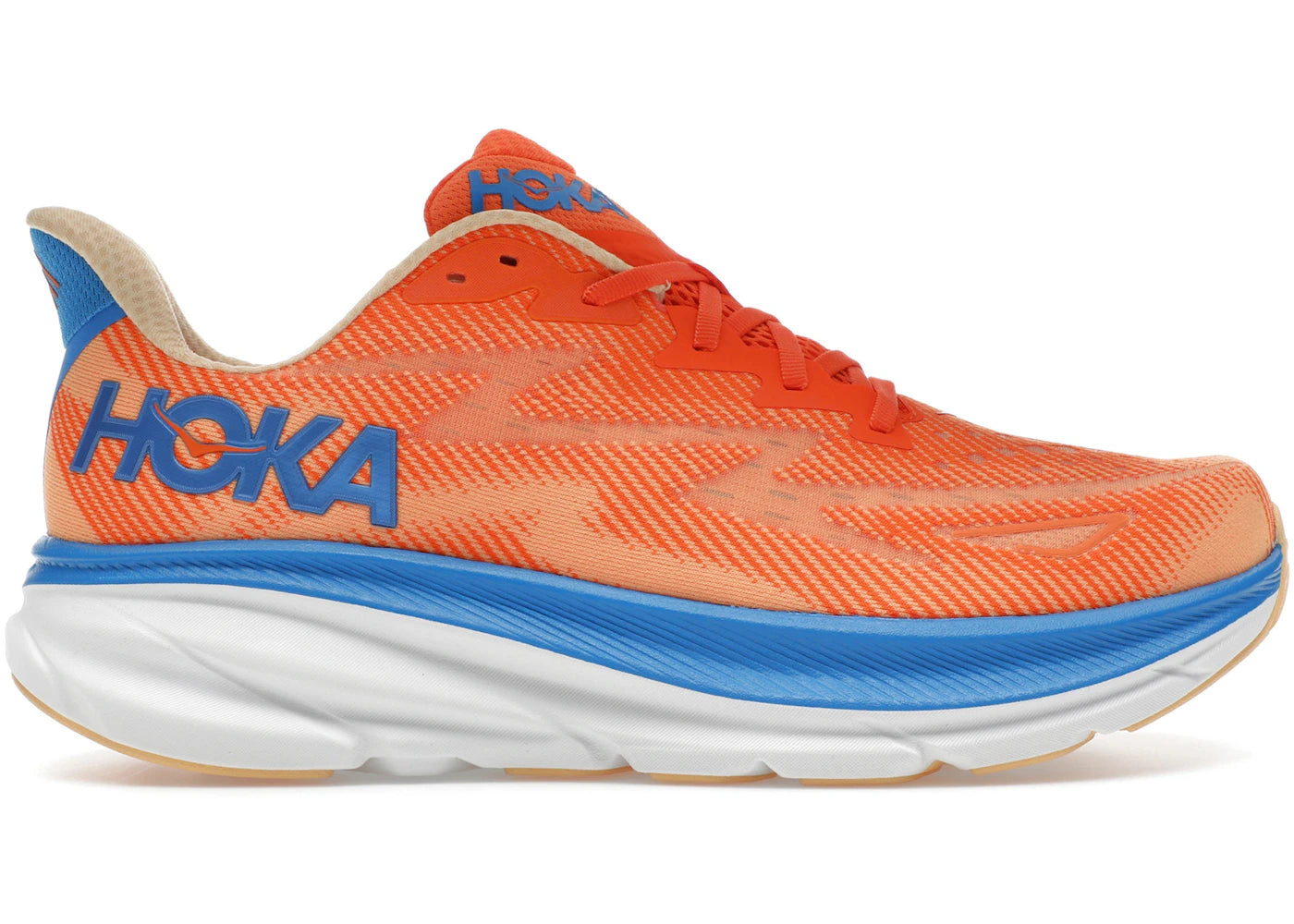 Hoka One One Clifton 9-Vibrant Orange