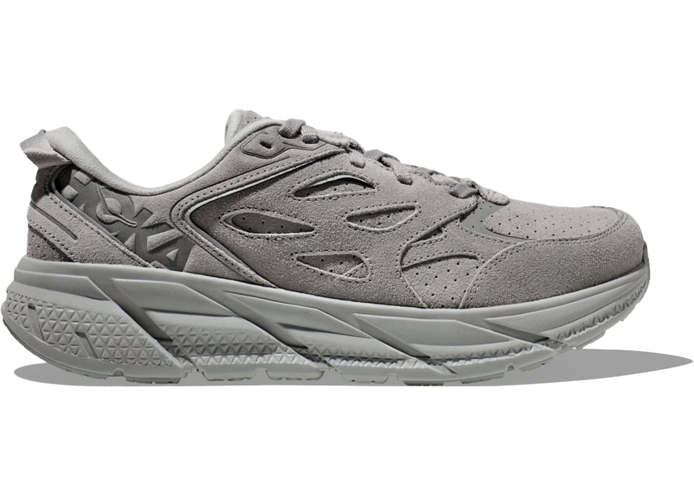 Hoka One One Clifton L Suede-Limestone (All Gender)