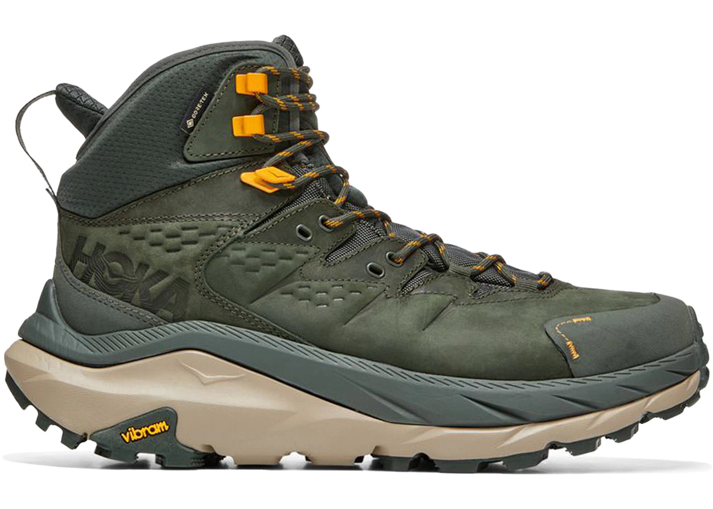 Hoka One One Kaha 2 High Gore-Tex-Duffel Bag Green Radiant Yellow