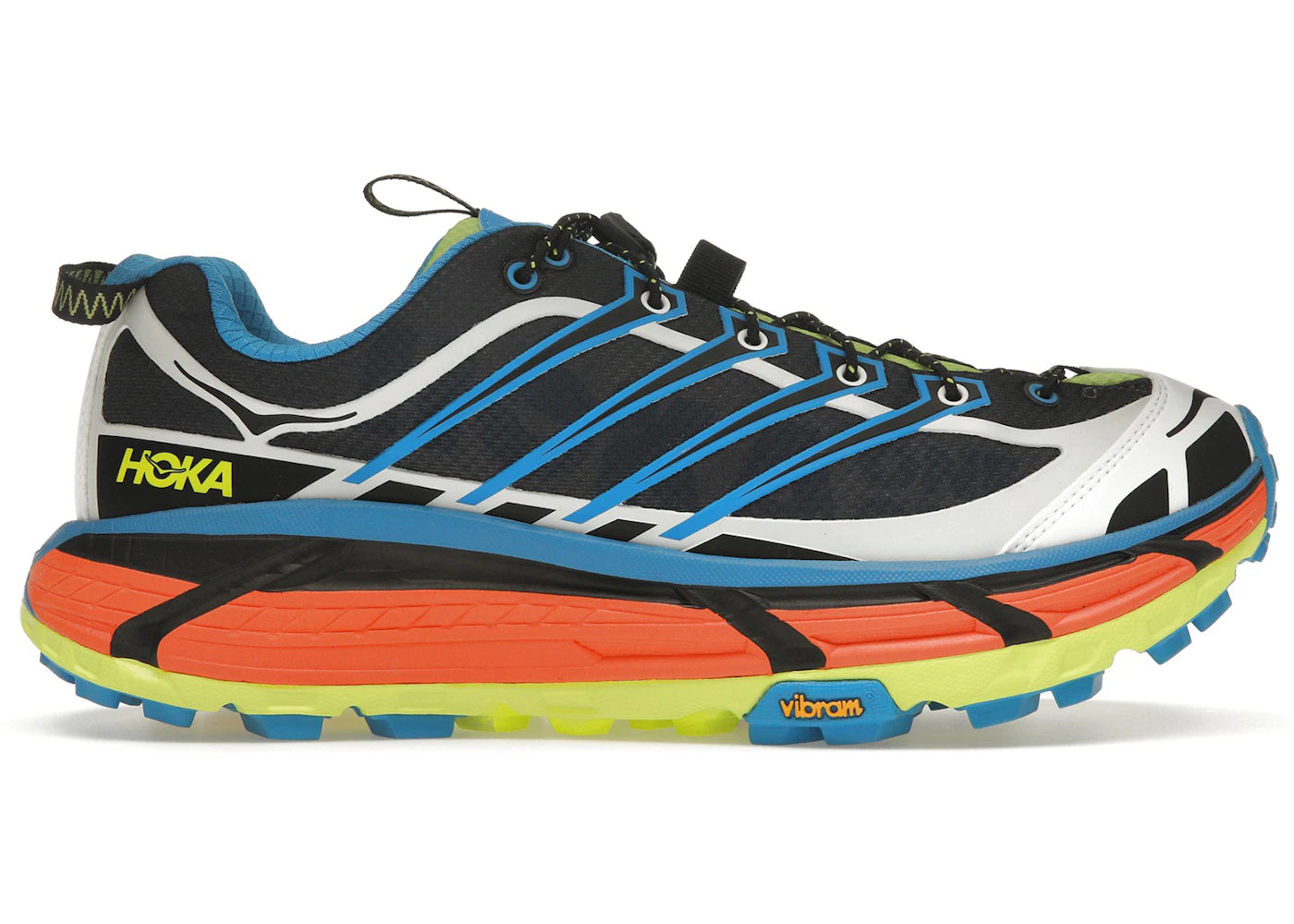 Hoka One One Mafate Three2-Black Diva Blue