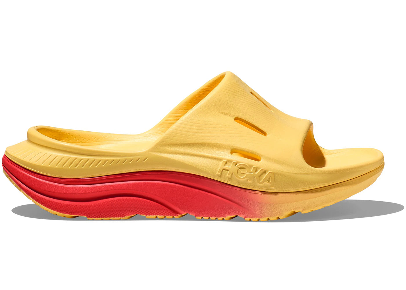 Hoka One One Ora Recovery Slide 3-Poppy Cerise