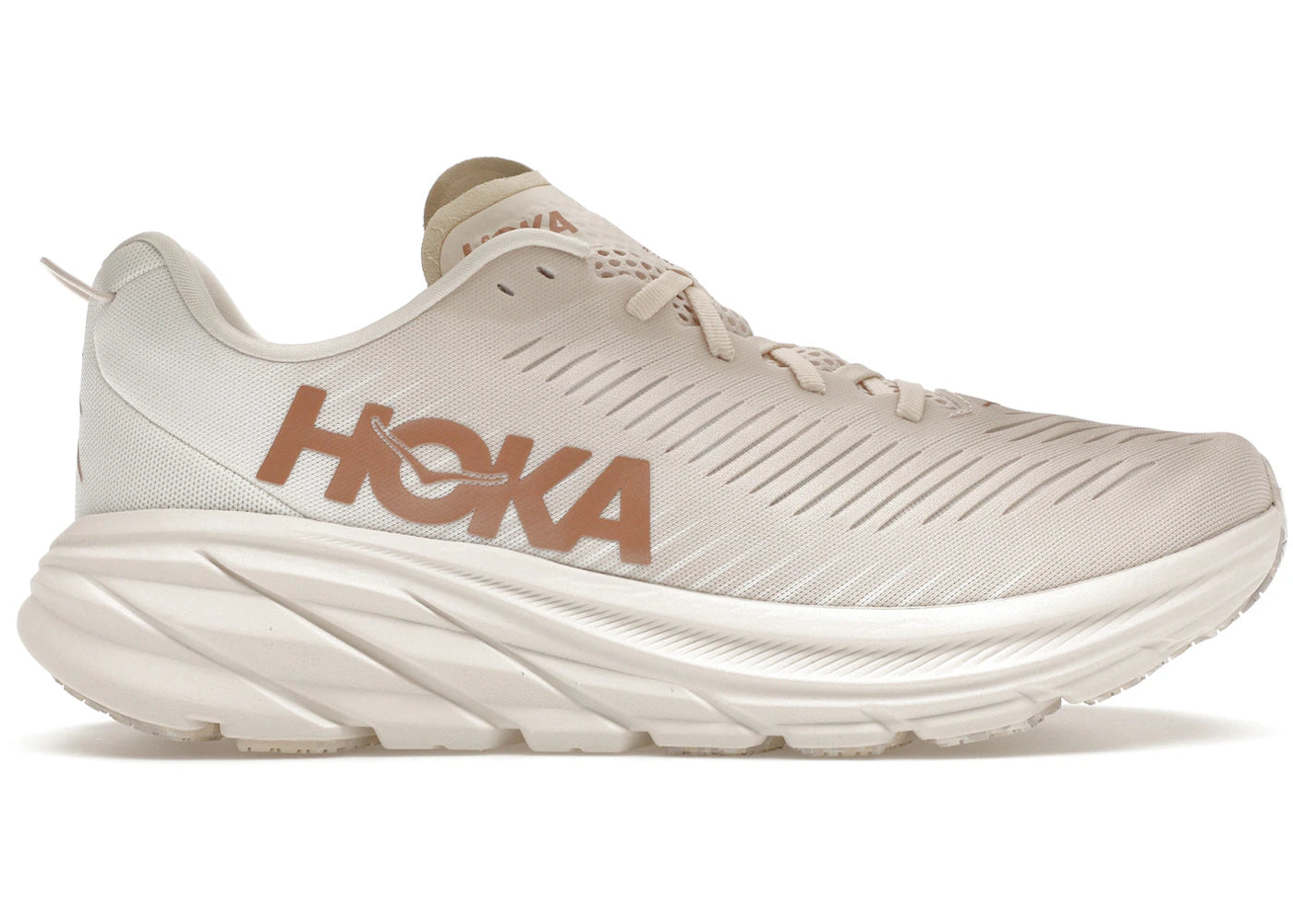Hoka One One Rincon 3-Eggnog Rose Gold (Women's)
