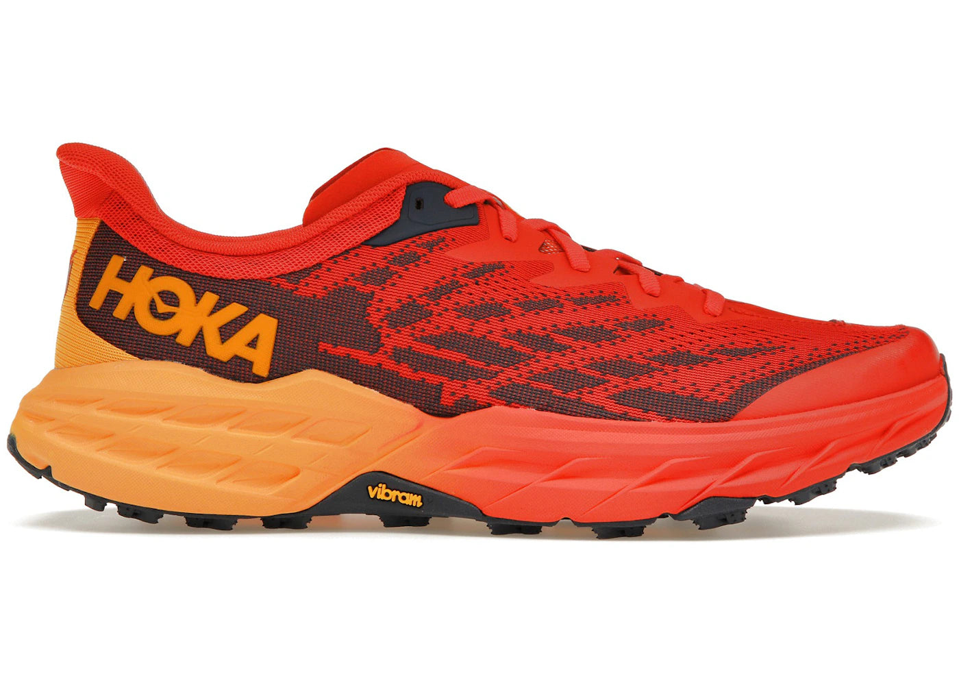 Hoka One One Speedgoat 5 - Rouge Fiesta Jaune Radieux