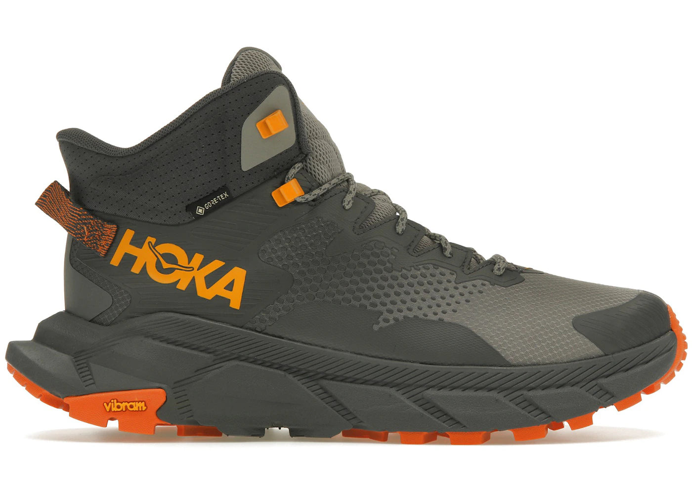 Hoka One One Trail Code Gore-Tex-Castlerock Persimmon Orange