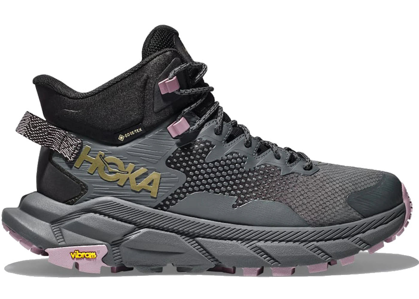 Hoka One One Trail Code Gore Tex-Black Castlerock (Women's)