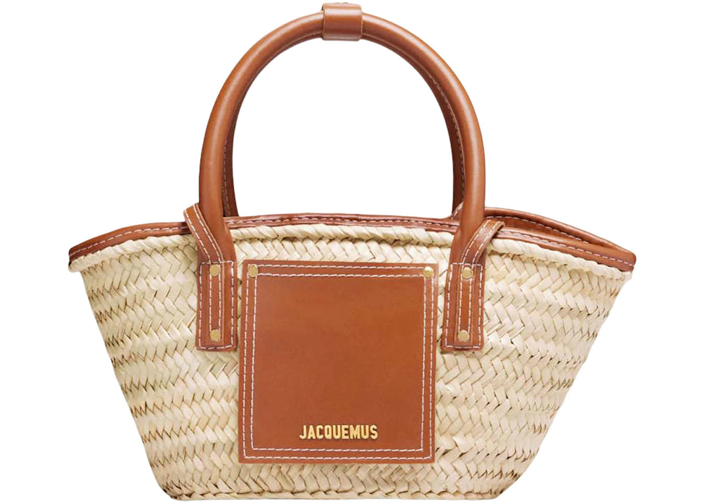 Jacquemus Basket Bag Le Petit Panier Soli-Light Brown