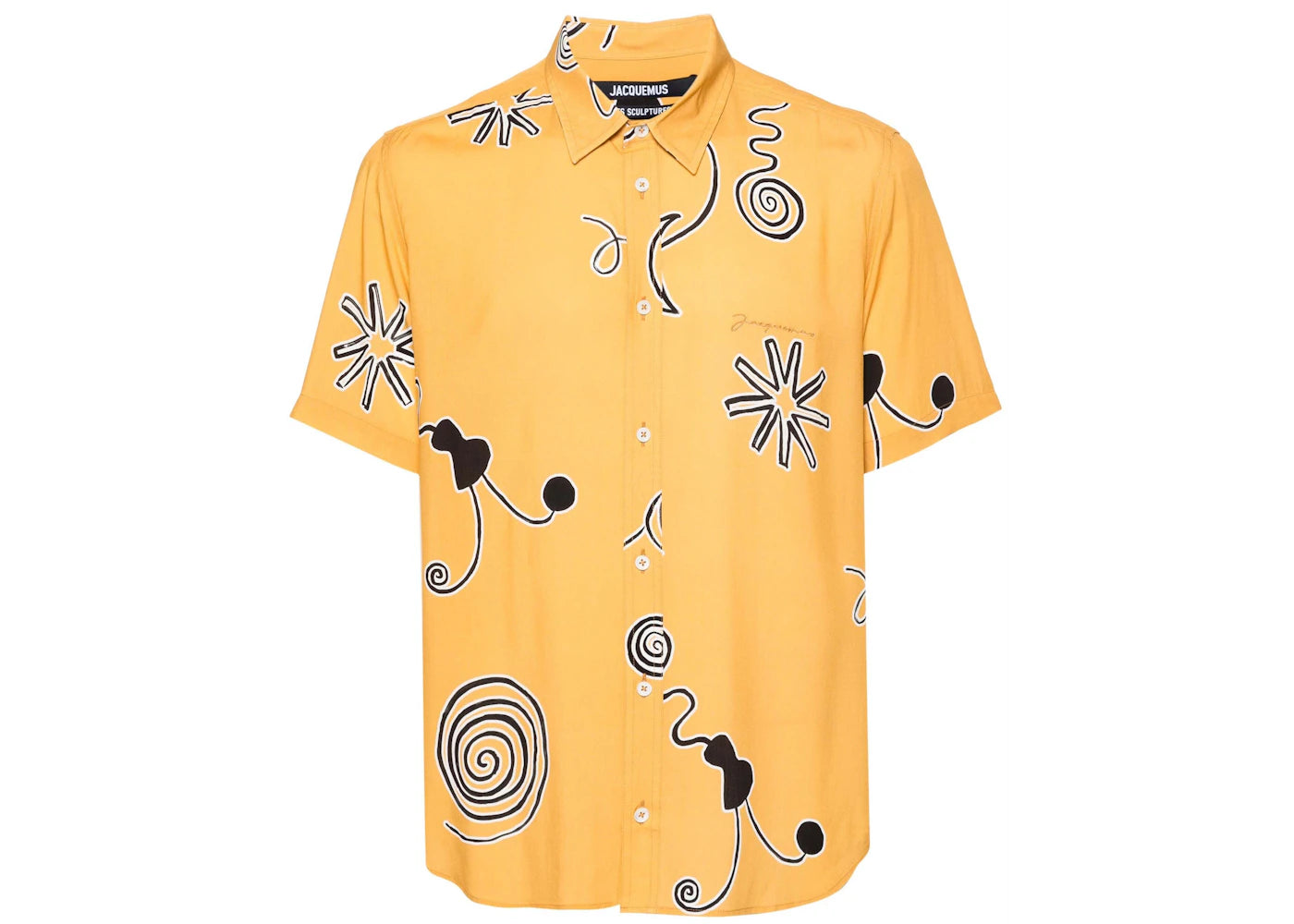 Jacquemus La Chemise Melo-Arty Spiral Black/Orange