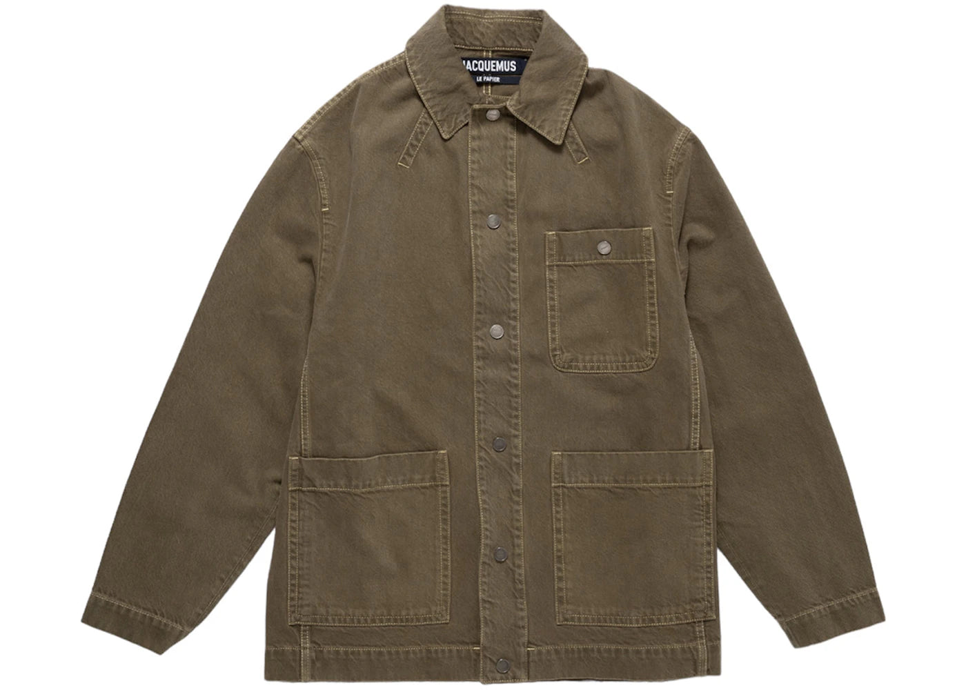 Jacquemus La Veste De-Nimes Yelo Jacket-Khaki/Beige