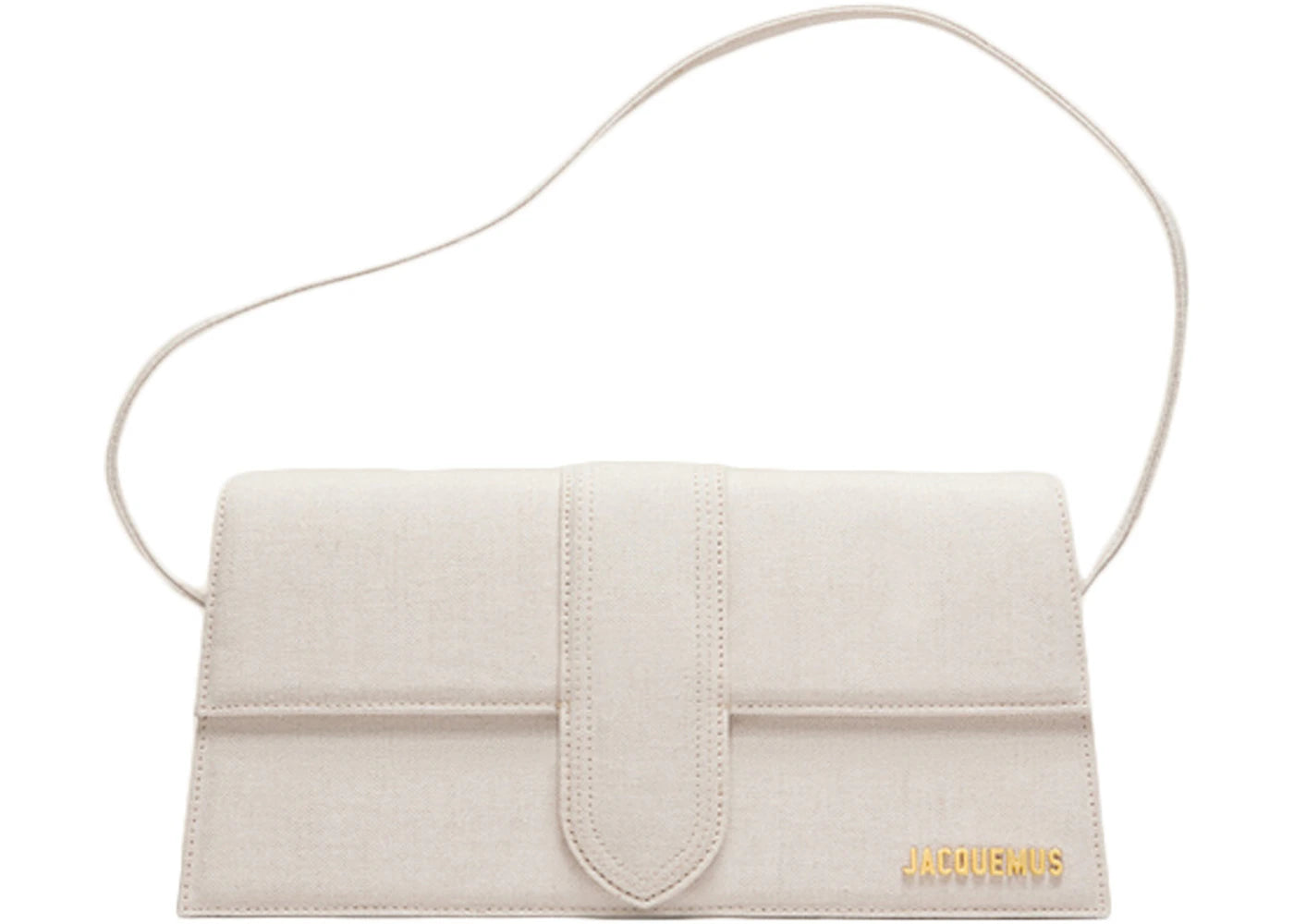 Jacquemus Le Bambino Long Flap Bag-Light Greige