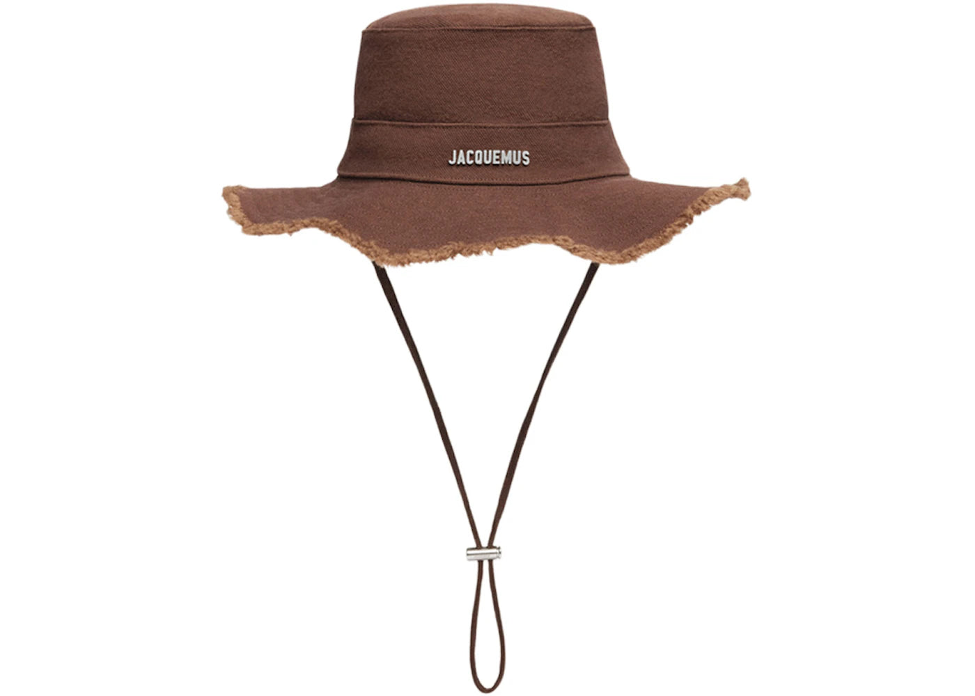 Jacquemus Le Bob Artichaut Frayed Expedition Hat-Brown