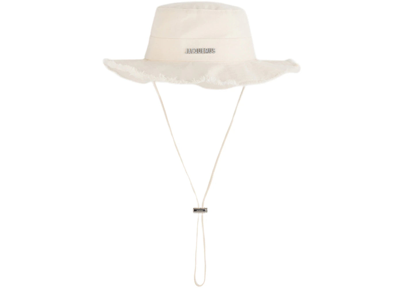 Jacquemus Le Bob Artichaut Large Brim Bucket Hat-Off-White