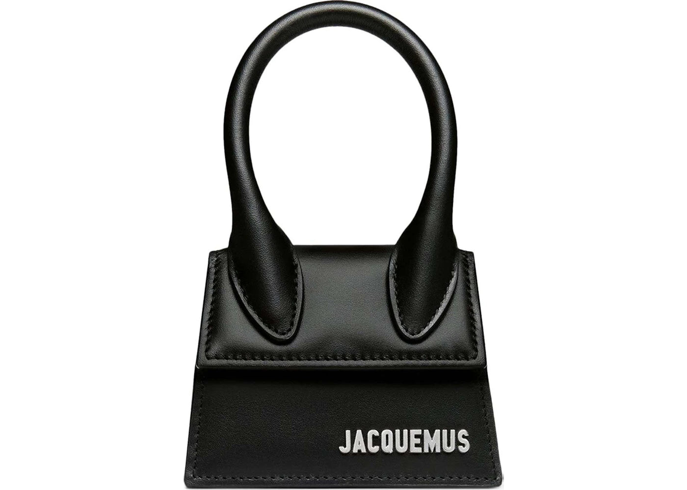 Jacquemus Le Chiquito Moyen-Black/Silver