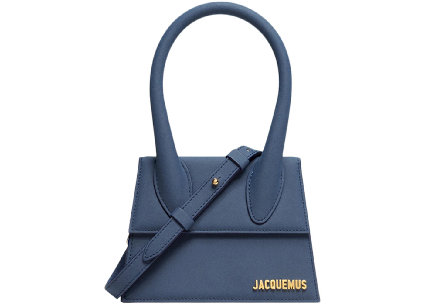 Jacquemus Le Chiquito Moyen Signature Handbag-Dark Navy