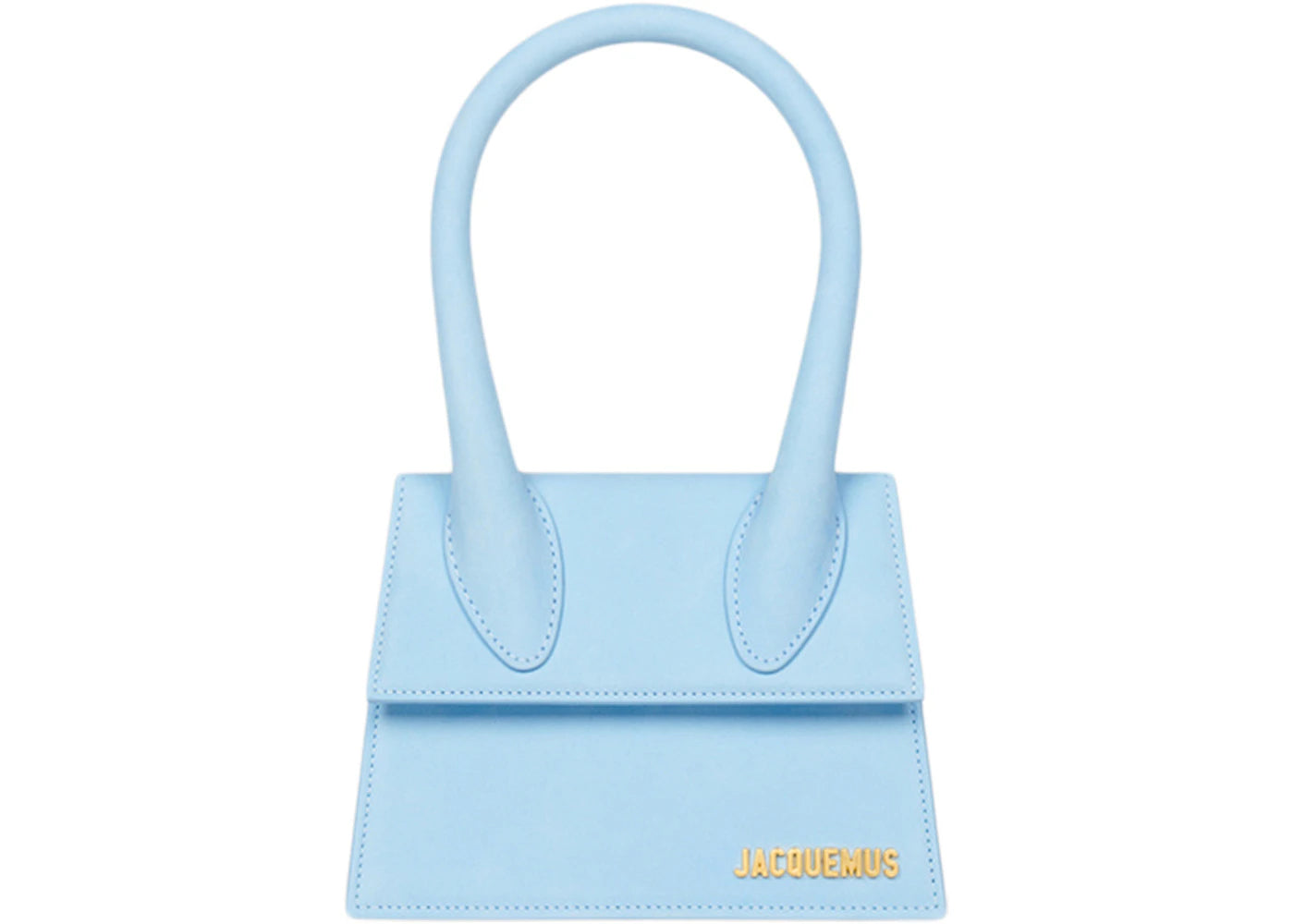 Jacquemus Le Chiquito Moyen Signature Handbag-Light Blue