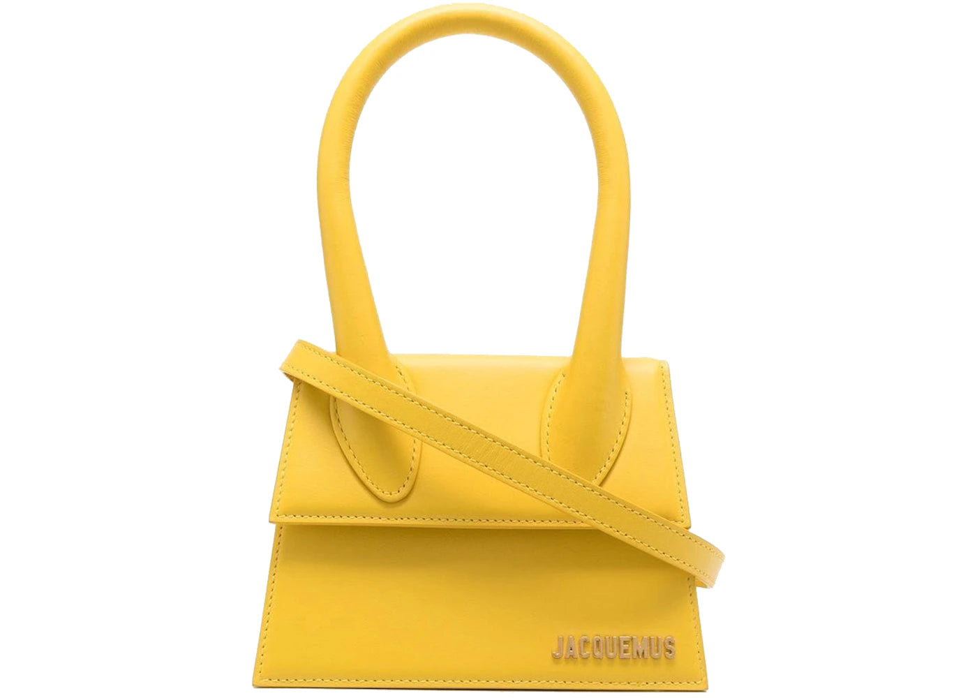 Jacquemus Le Chiquito Moyen Top-Handle Bag-Warm Yellow