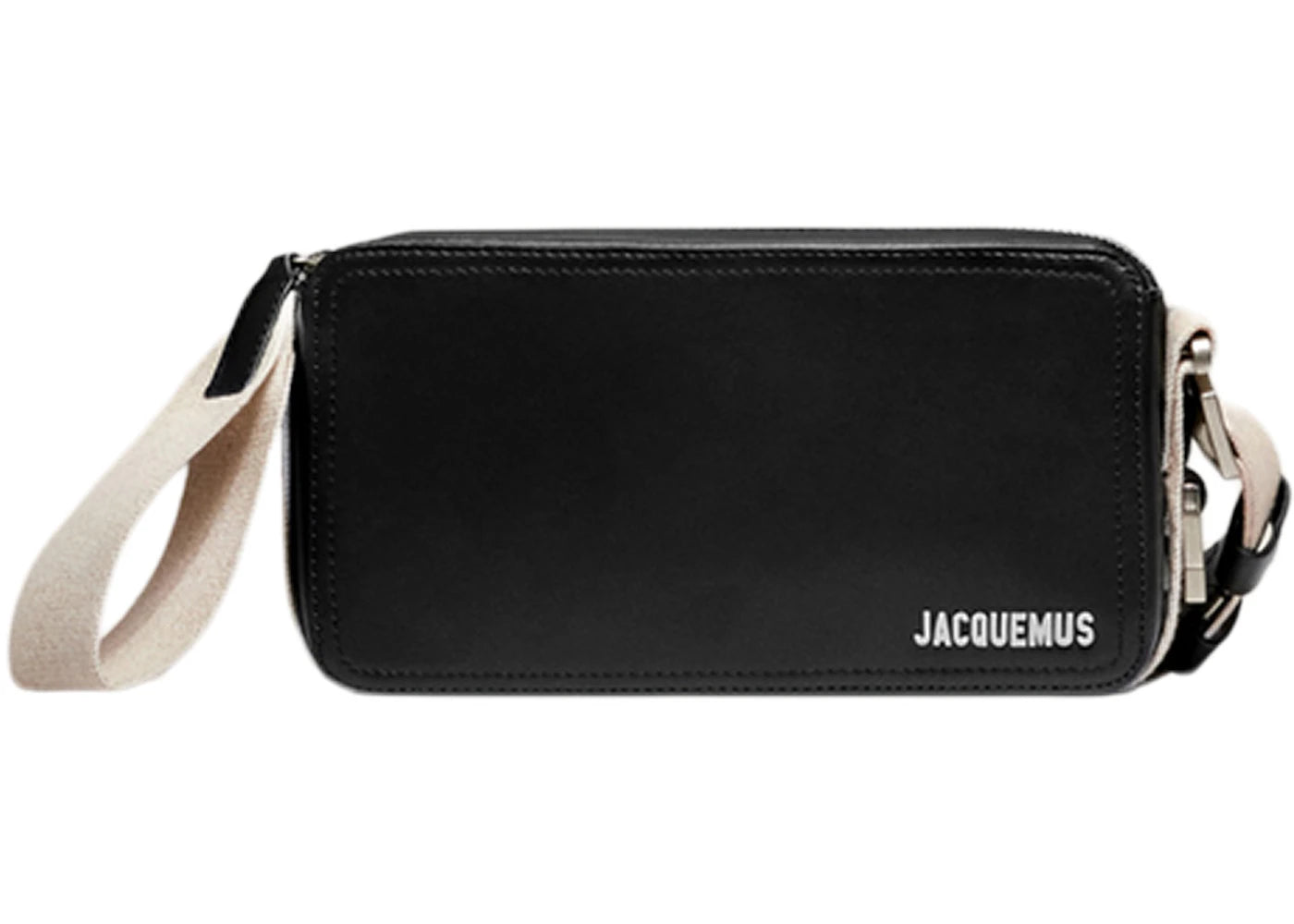Jacquemus Le Cuerda Horizontal Utility Rectangle Bag-Black