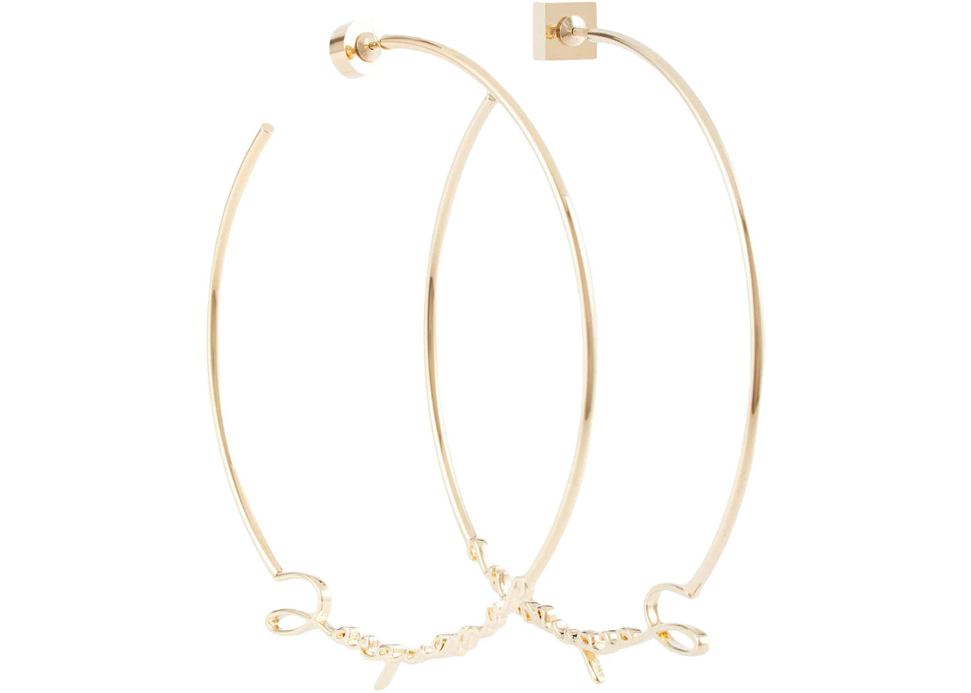 Jacquemus Les Creoles Jacquemus Hoop Earrings-Gold