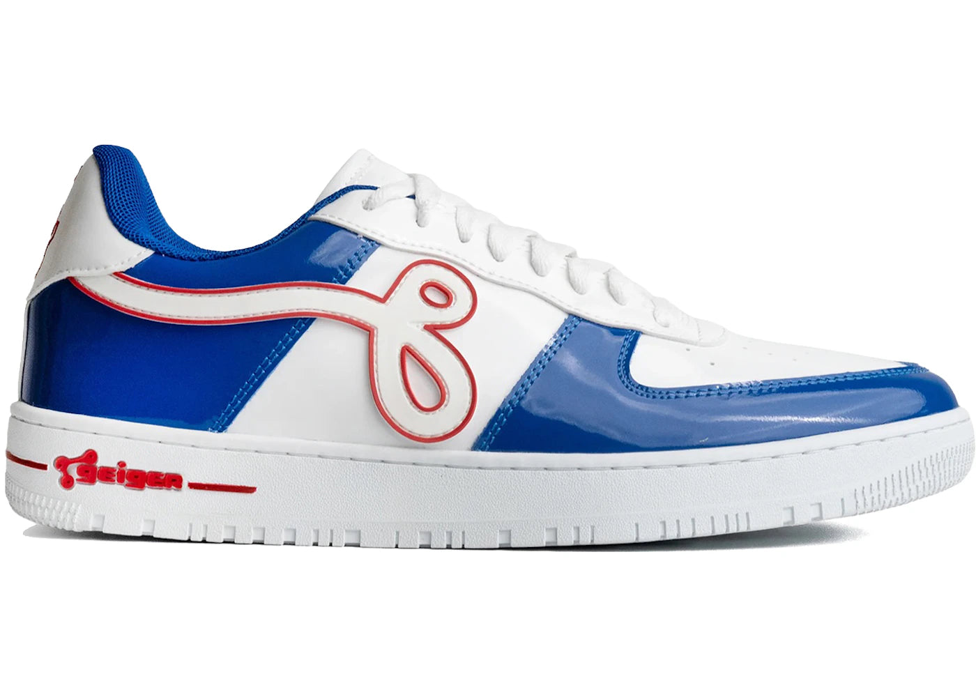 John Geiger GF-01 Red White Blue Patent - main view