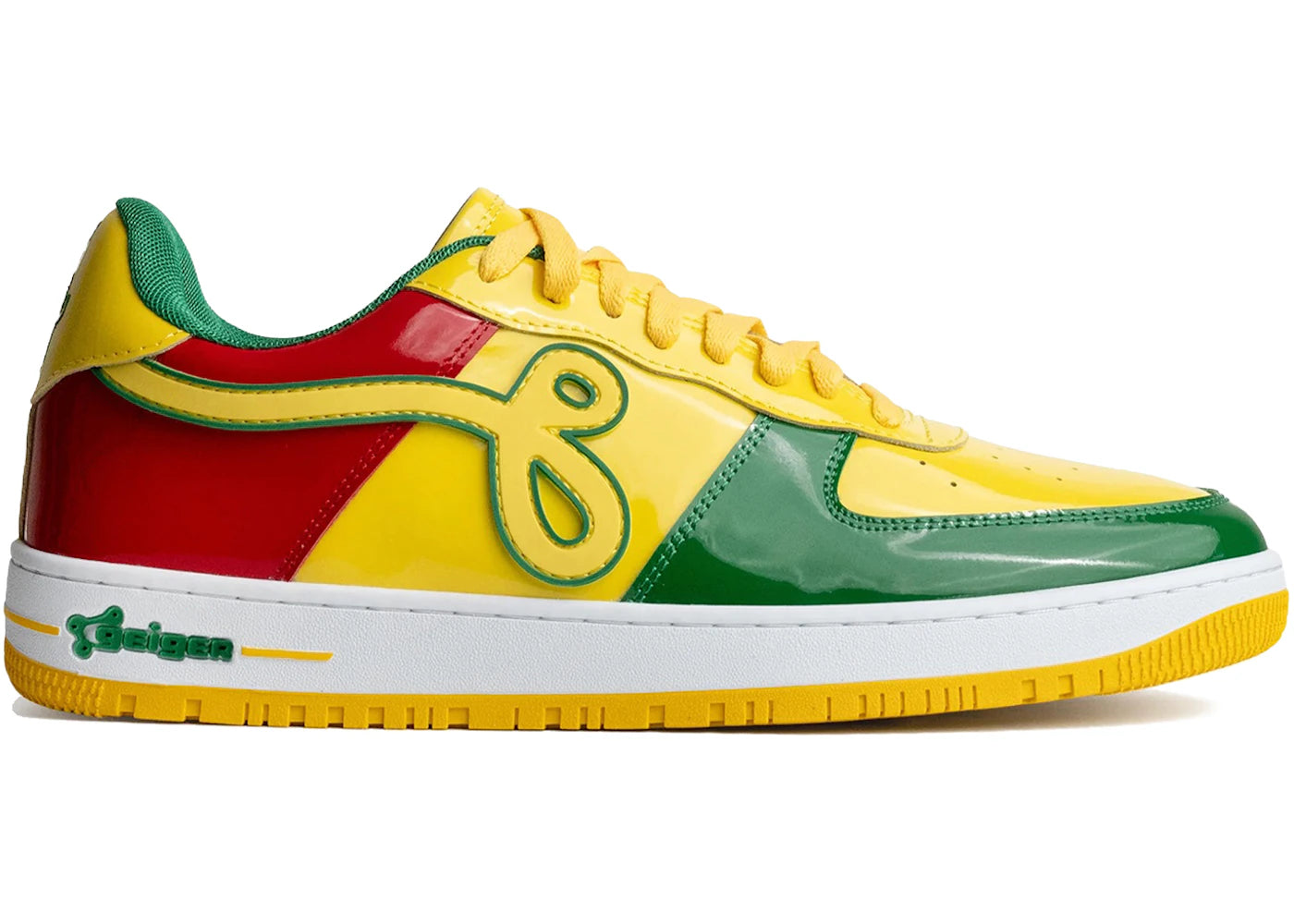 John Geiger GF-01 Yellow Red Green Patent - main view