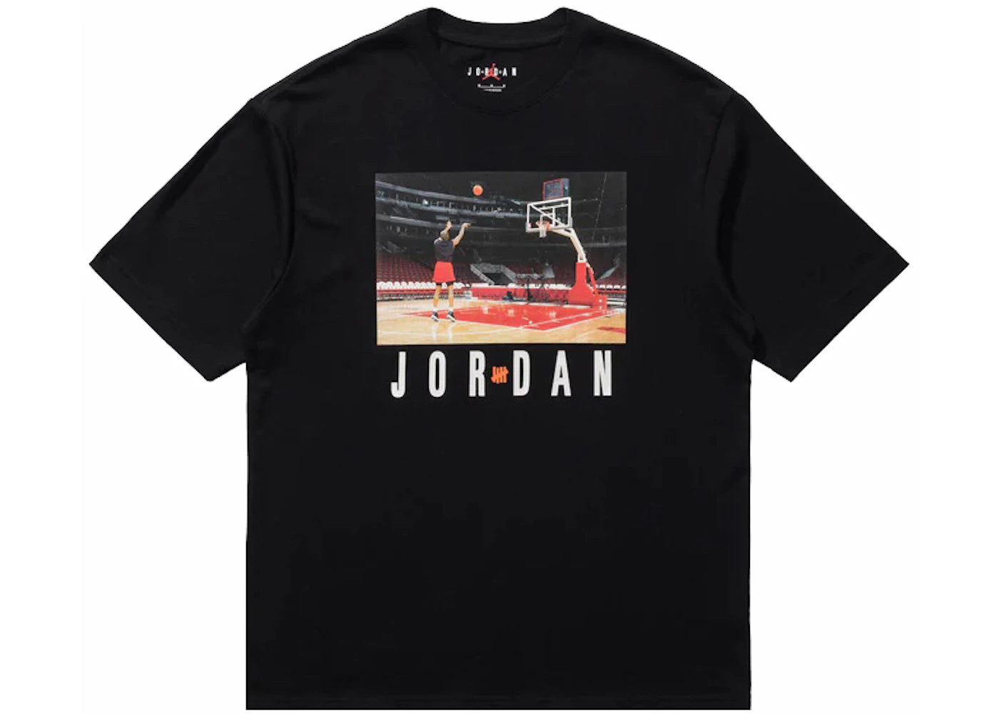 Jordan x Undefeated Free Throw Tee-Black