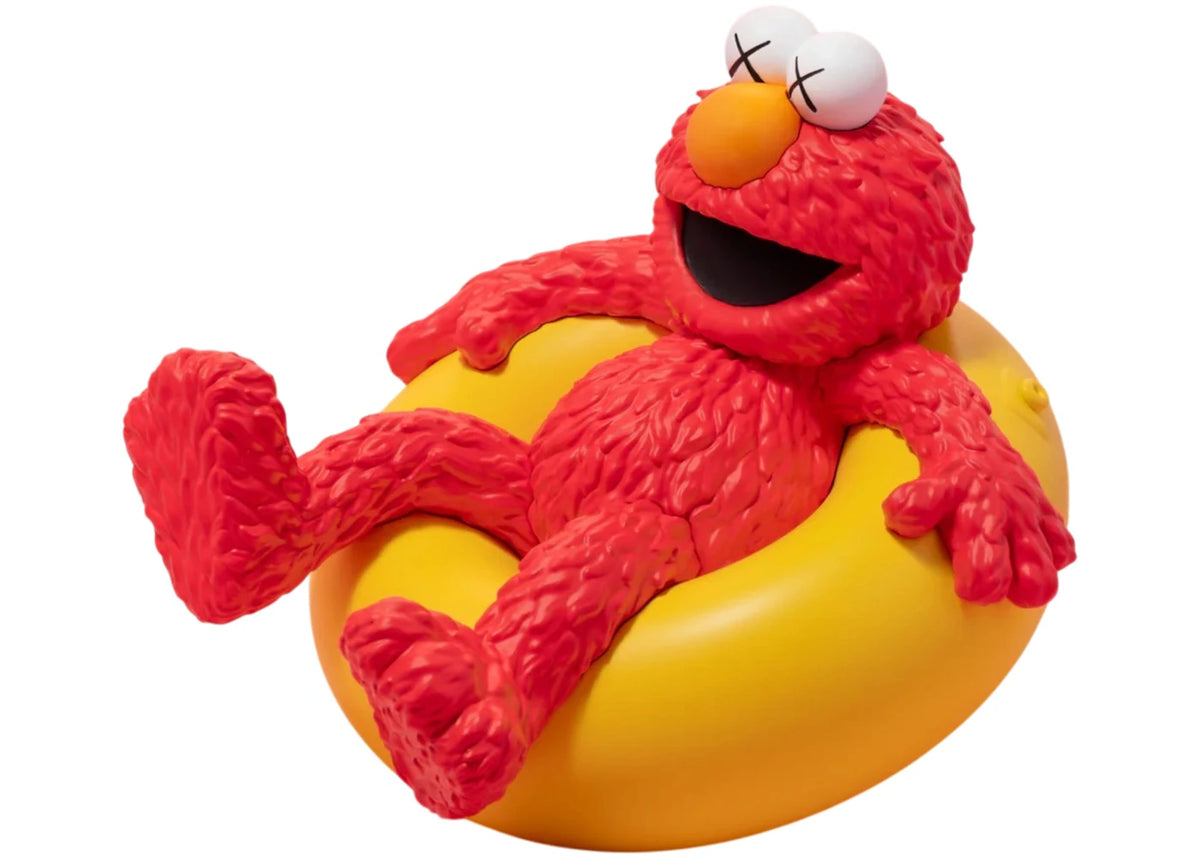 KAWS x Sesame Street Water Parade Elmo Figure - main view