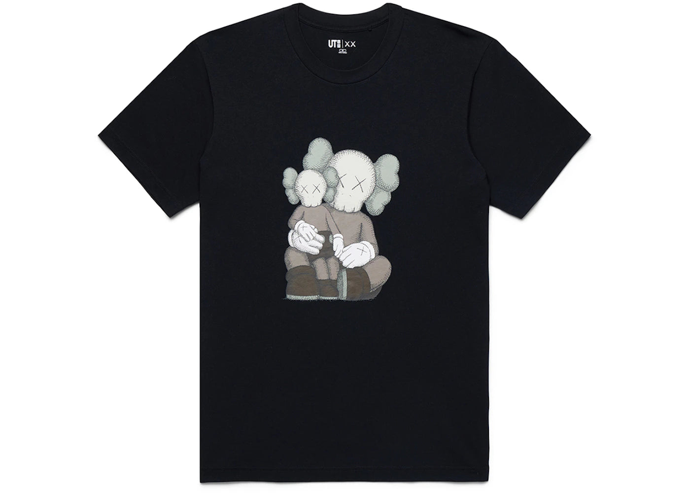 KAWS x Uniqlo UT Short Sleeve Graphic T-shirt (US Sizing)-Black