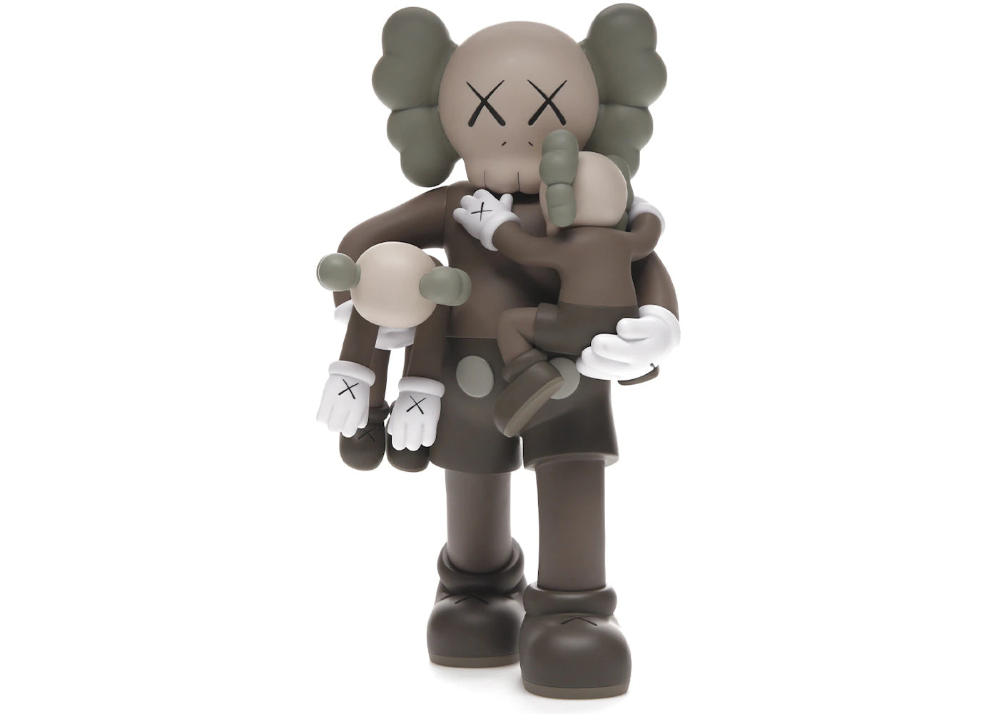 KAWS Clean Slate Vinyl Figure-Brown