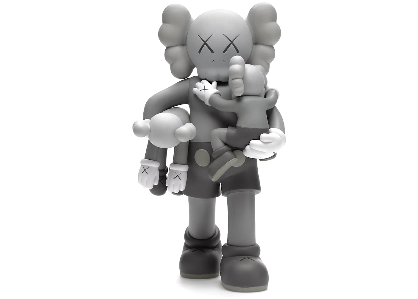KAWS Clean Slate Vinyl Figure-Grey